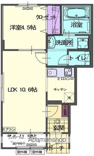 AZIONE【101号室】の間取り