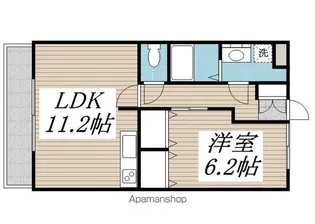 ガーデンコート元町【1階】の間取り