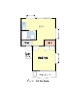 メゾンヒルサイド【1階】の間取り