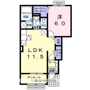 マスカット ベリー A【1階】の間取り