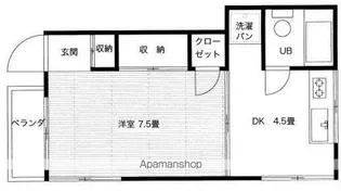 キャプテンハウス【101号室】の間取り