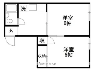 ホワイトルーム【1階】の間取り