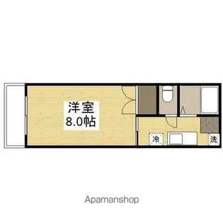 プレアール老松町Ⅱ【2階】の間取り