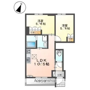 パストラーレ・プリマ【1階】の間取り