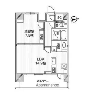 M白金台【9階】の間取り