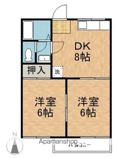 ロワイヤル本郷【1階】の間取り