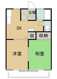 メゾントレビⅩⅡ【2階】の間取り