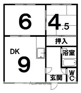 寿マンション【102号室】の間取り