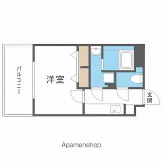 アース・フレンドリー大濠(旧ストリームライン大濠)【6階】の間取り