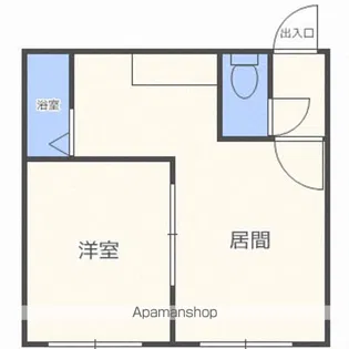 コントレイル【206号室】の間取り