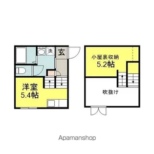 RENATUS PRIMO(リナトゥスプリモ)【2階】の間取り