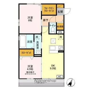 ピラタス Ⅹ【1階】の間取り