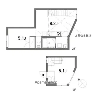 TAKANAWA SITE【1階】の間取り