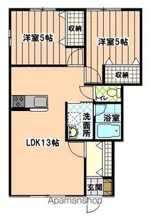 WOODHOUSEⅡ【1階】の間取り