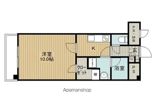 パークレジデンス城南【303号室】の間取り