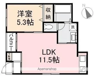 LIBERTA【1階】の間取り