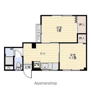 AWAマンション【302号室】の間取り