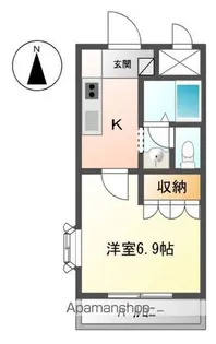 メゾン・アイリス【1階】の間取り