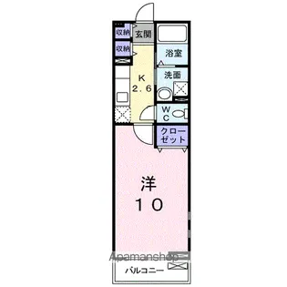 シャロル白山【2階】の間取り