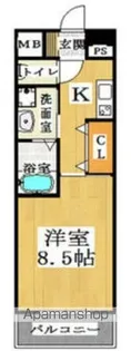 メゾン・デ・ノムラ島之内【3階】の間取り
