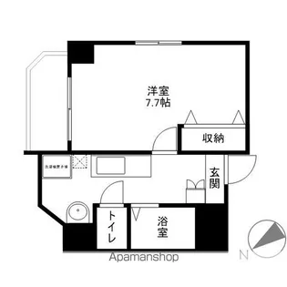 メゾンドプチシャン【6階】の間取り