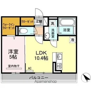 オリエント荒井西【2階】の間取り