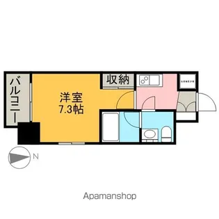 ライブコート泉【7階】の間取り