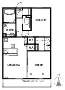 ルミエール青木島【3階】の間取り