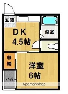アビリティ住吉【4階】の間取り
