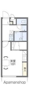 レオパレスクレール神立【2階】の間取り
