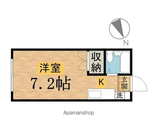 エステートピア高木【1階】の間取り