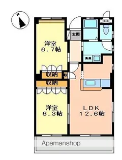 長浜ヒルズ【1階】の間取り