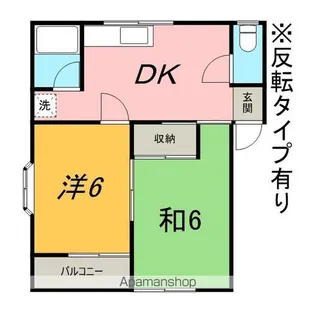 エスペラントハイム【102号室】の間取り