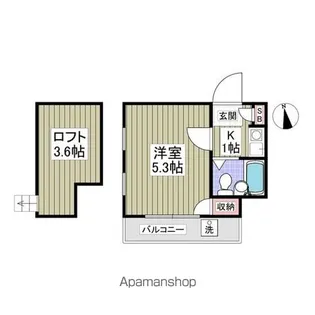 リブレス習志野【2階】の間取り