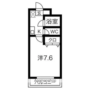 JOINNISHIO(ジョインニシオ)【2階】の間取り
