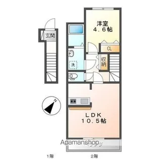 グレイシアス【2階】の間取り