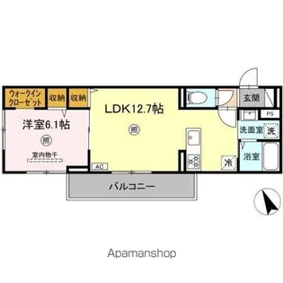 PREMILIFE大在浜WEST【2階】の間取り