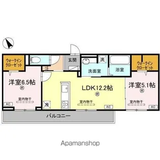 J.リヴェール高松西宝町 A棟【3階】の間取り