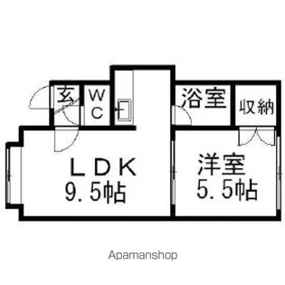 クヴァルチーラ45【206号室】の間取り