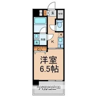 プレミアム浅間町【202号室号室】の間取り