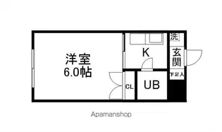 SKコーポ【209号室】の間取り