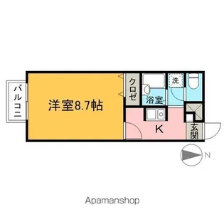 アムールM【2階】の間取り