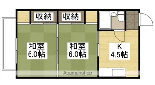富田町共同ビル【5階】の間取り