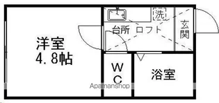 ヒルズカワウチA棟B棟【A203号室】の間取り