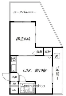 グランドパレス沼袋【403号室】の間取り