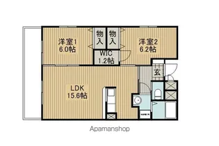 SLOW JAM【103号室】の間取り