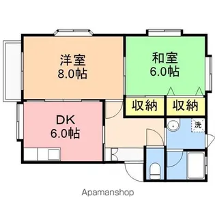 ハイランド白銀A・B・C【1階】の間取り