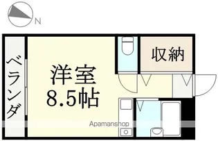 CREAR【101号室】の間取り