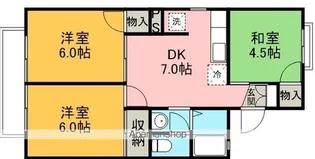 セジュール1【2階】の間取り