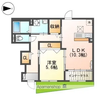 東京都あきる野市伊奈【アパート】の間取り